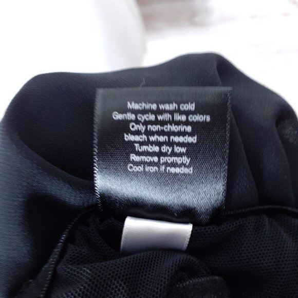 Apt 9 Babydoll Lingerie M Black White 726 - Picture 4 of 4